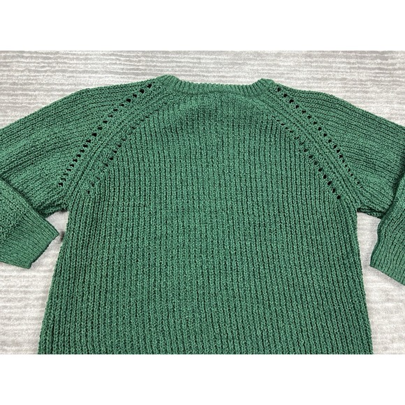Wonderly Sweater Womens Large‎ Green Long Sleeve Knit Polyester Casual - Picture 8 of 11